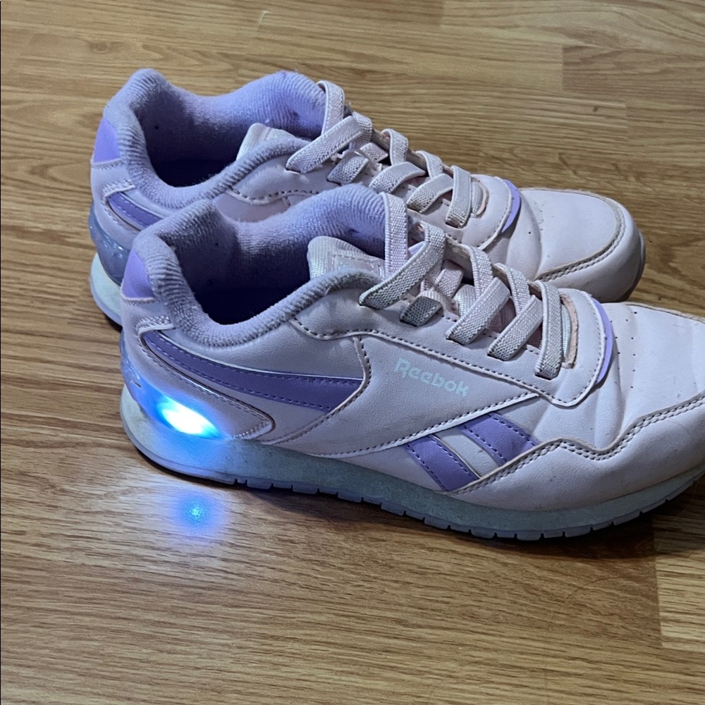 Reebok Women’s Light Pink & Lavender LED Sneakers